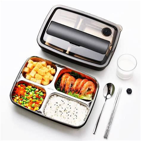 stainless steel lunch box insulated bento lunch box food container|stainless steel bento lunch boxes.